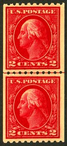 U.S. #442 MINT PAIR OG NH