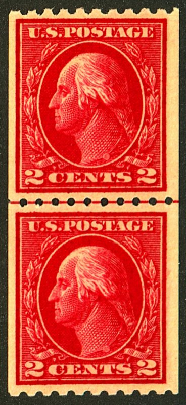 U.S. #442 MINT PAIR OG NH