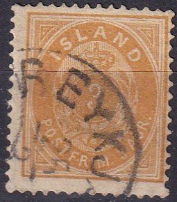 Iceland #15 F-VF  Used CV $30.00 (Z6446)