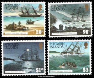 Pitcairn Islands Scott 403-406 Mint never hinged.