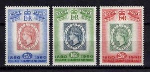 St Lucia 1960 Stamp Centenary Set