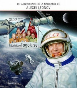 Z08 TG190242b TOGO 2019 Alexei Leonov MNH ** Postfrisch