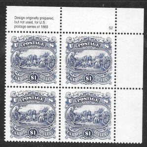 #2590 MNH Plate Block