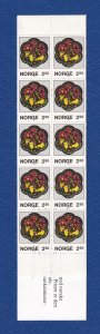 Norway   #901a   MNH  1986  booklet Christmas 2.50k