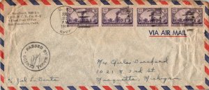 United States Fleet Post Office 3c Transcontinental Railroad (4) 1944 U.S. Na...