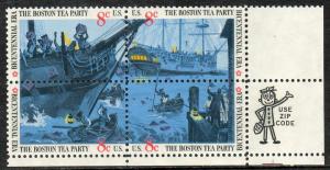 U.S. # 1480-83 Zip Block MNH. 