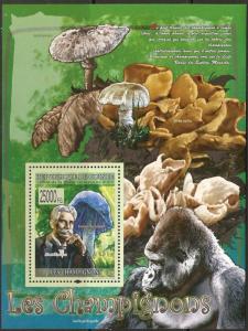 GUINEA SG2008 MUSHROOMS/ SCHEITZER SHEETLET NO1 MNH