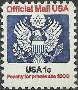 # O127 Mint Never Hinged ( MNH ) EAGLE HOLDING ARROWS AND BRANCH