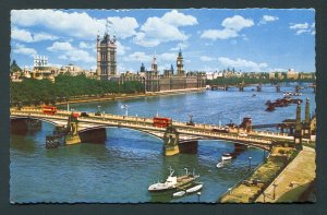 1965 London Postcard - West Kensington, England to Cincinnati, Ohio USA