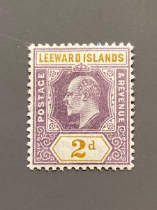 Leeward Islands 22 VF MLH.  Scott $ 3.00