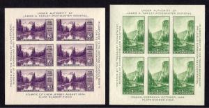 750-751 Mint,OG,NH... Souvenir Sheets... SCV $50.00... Stock Photo