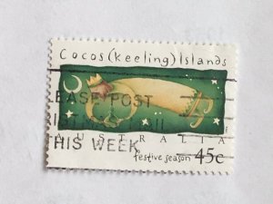 Cocos Islands – 1994 –Single “Christmas” Stamp – SC# 298 – Used