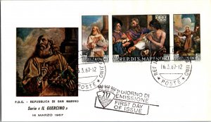 San Marino, Worldwide First Day Cover, Art