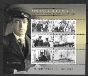 BRITISH ANTARCTIC TERR. SG620a 2013 IMPERIAL TRANS-ANTARCTIC EXPEDITION MNH