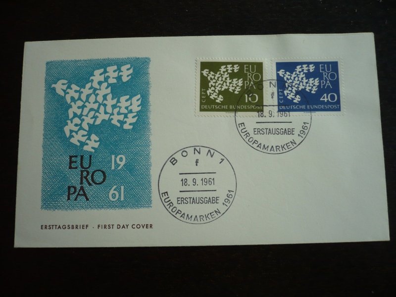 Europa 1961 - Germany - Set - First Day Cover