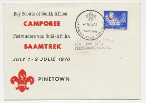 Cover / Postmark South Africa 1970 Camporee Natal
