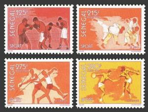 Senegal 1203-1206,MNH.Michel 1420-1423. Sport 1996.Boxing,Judo,Javelin,Discus.