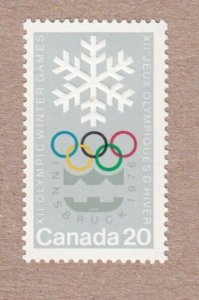 INNSBRUCK OLYMPIC GAMES, AUSTRIA = Canada 1976 #689 MNH STAMP