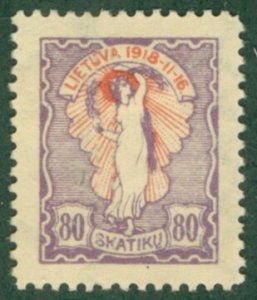 LITHUANIA 77 MNG (RL) 5396 CV $3.75 BIN $1.75