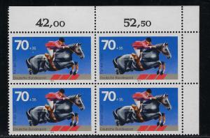 Germany Bund Scott # B548, mint nh, b/4