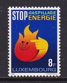 Luxembourg   #666    MNH   1981  energy conservation