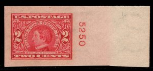 MOMEN: US STAMPS #371 PLATE SINGLE MINT OG NH PSE GRADED CERT SUP-98 LOT #89167