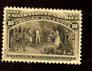 237 MINT FVF REGUMMED Cat $95