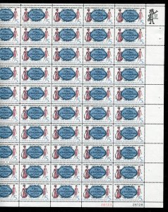 1316 General Federation of Women's Clubs Sheet of 50 5¢ Stamps MNH