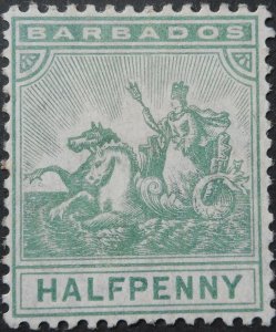 Barbados 1905 HalfPenny SG 136 mint