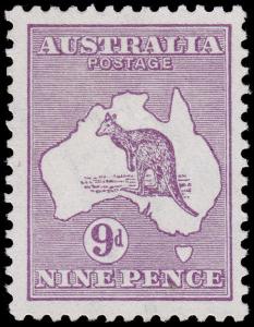 Australia Scott 41 (1915) Mint VLH VF, CV $325.00 M