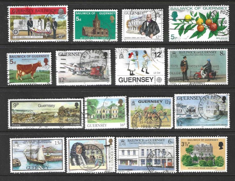 Guernsey 90 different   Used  SC:$22.50 +