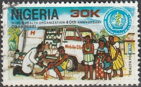 Nigeria, #531 Used From 1988,  CV-$0.70