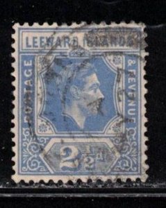 LEEWARD ISLANDS Scott # 108 Used - KGVI