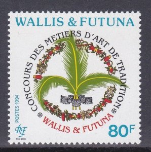 Wallis & Futuna # 454, Traditional Arts, Mint NH, 1/2 Cat.