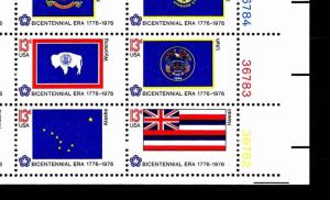 US#1682 State Flags Issue - Sheet of 50 - OGNH - VF - CV$17.50 (ESP#614) 