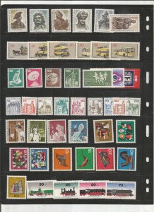 GERMANY COLLECTION ON STOCK SHEETS, BOTH MINT AN USED