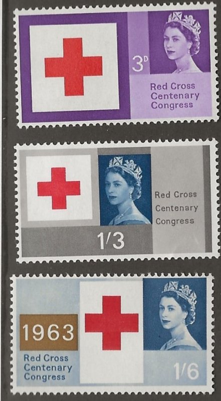 GREAT BRITIAN 398-400 MNH SCV $4.05 BIN $2.45 RED CROSS