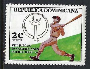 Dominican Republic 813 VFU BASEBALL X869-3