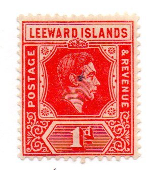 LEEWARD ISLANDS 105b MH SCV $6.75 BIN $1.90 ROYALTY