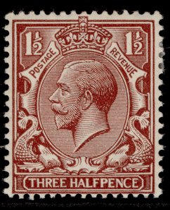 GB GV SG363 SPEC N18(5), 1½d chocolate-brown, M MINT. Cat £11.