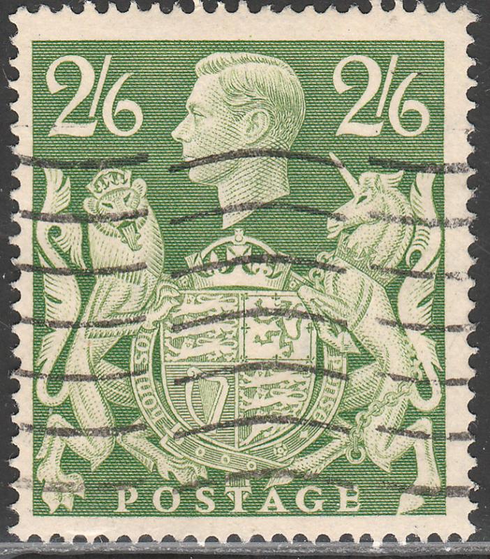 G.B. 249A, 2sh6p King George VI. Used. F-VF. (62)