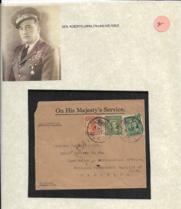 1923 Gen Roberto Lordi, Italian Air Force, Shanghai to Nanchang, China (52078)