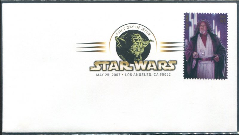 4143i US 41c Star Wars: Obi-Wan Kenobi SA, FDC colored postmark