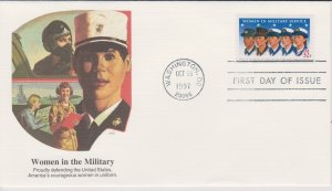 United States # 3174, Women in the Military, Fleetwood First Day Cover