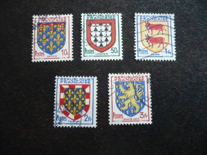 Stamps - France - Scott# 659-663 - Used Set of 5 Stamps