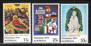 Australia # 719-21 ~ Cplt Set of 3 ~ Mint, LHM