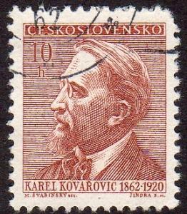 Czechoslovakia 1097 - Used - 10h Karel Kovarovic (1962)