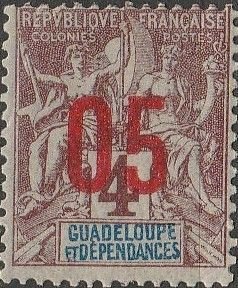Guadeloupe , #83 Unused , From 1912