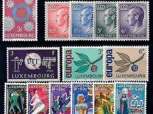 Luxembourg Luxemburg 1965 Complete Year Set MNH