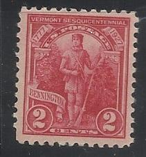 643 2c Mint LH F/VF